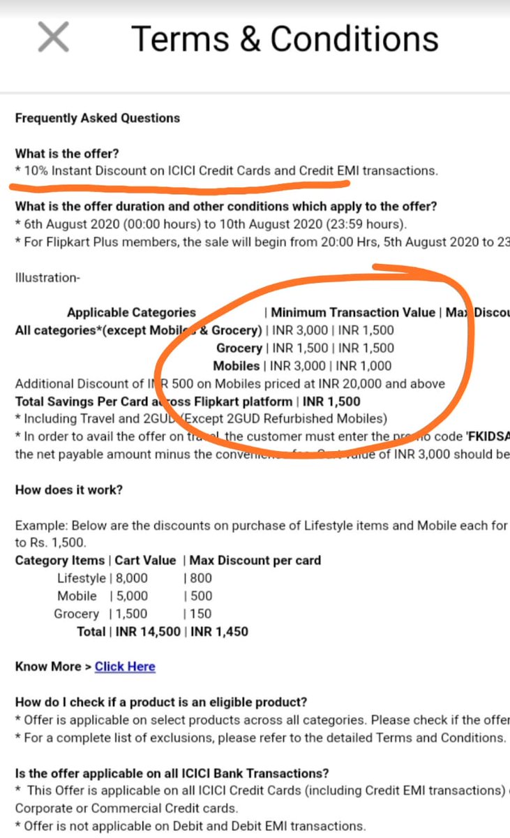 ItsMe_fnk's tweet photo. @Flipkart @flipkartsupport
@ICICIBank_Care 
This not fair. I brought this because of offer only. Now you people deny it. I felt like cheated. It was flash sale i did get time to check on that moment https://t.co/iEl2ngBILN