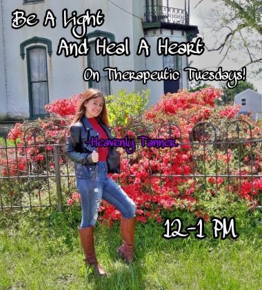 Join Heavenly Tanner for a therapeutic Tuesday! From wise words, proverbs, positive music and words of encouragement, join her to feel the power to overcome your obstacles!

If you would like to co-host with Heavenly, DM us or @120318_flowerchild on Instagram!