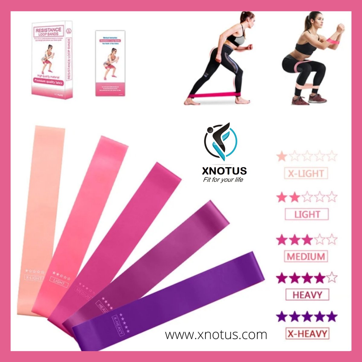 XnotusOfficial's tweet photo. RESISTANCE LOOP BANDS

5pcs Training Fitness Gum Exercise Gym Strength Resistance Bands Pilates Sport Rubber Fitness Bands Crossfit Workout Equipment

📌 View Product: https://t.co/OFl3dyvRDU

🎯 Visit Us: https://t.co/2yc4QR7E22

#FitnessEquipment #gymaccessories #fitnessapparel https://t.co/503BJdYu6N