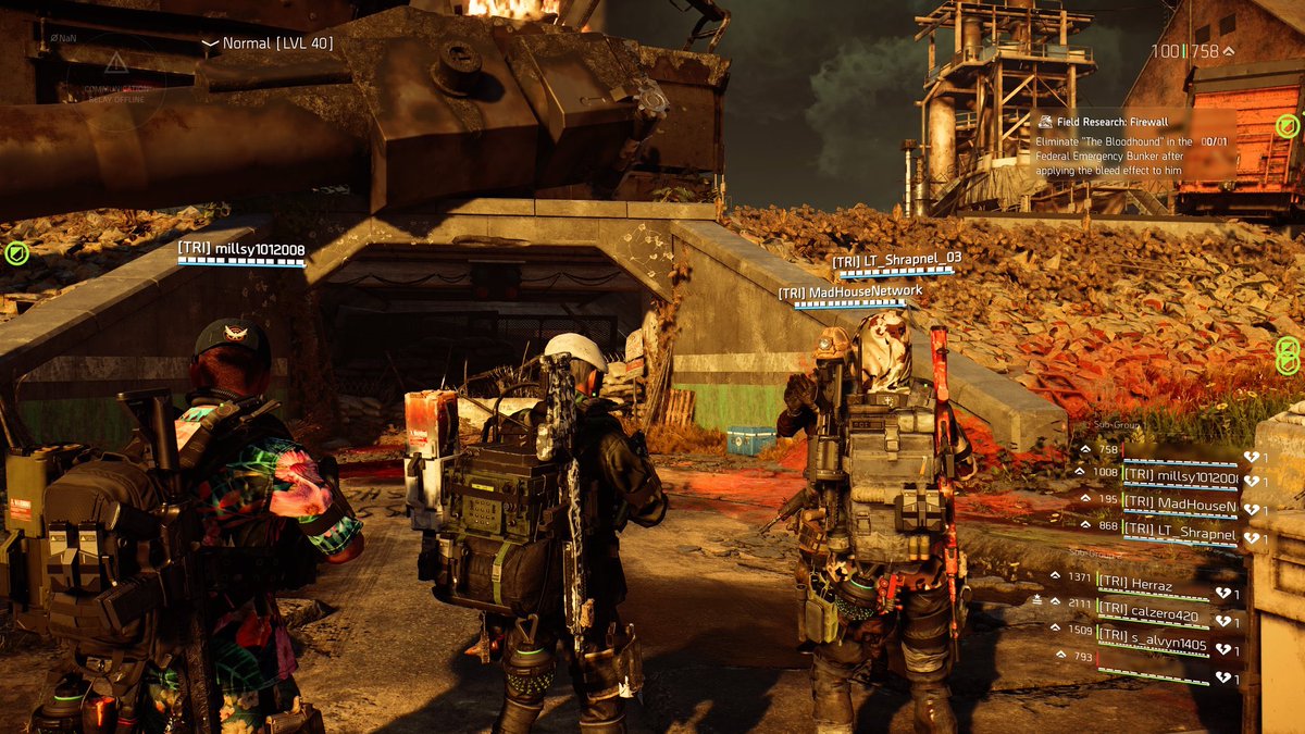 TeamResistanc11's tweet photo. Start of the TRI Iron Horse Community Assist Programme - first time clearances on all 4 Bosses and a time of 1 hour 3 mins... @TheDivisionGame @xWormer @ChelloBusDriver @Elites_Academy https://t.co/8tvQ9VPbBy