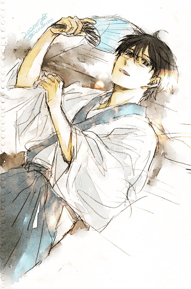 「夏縁側
#毎日一銀 」|あかこのイラスト