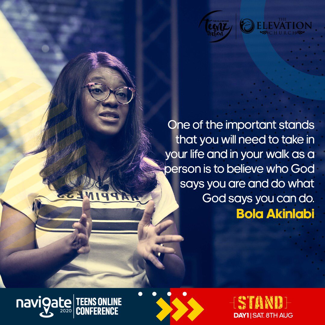 elevationng's tweet photo. Snippets from @Bollarinwa session with the teenagers earlier.
If you missed it, you can watch on our YouTube channel - ElevationNG
#Navigate2020
#STAND
#DareToStand https://t.co/2lhpce36RV