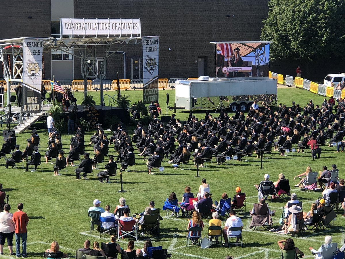 jentodd's tweet image. The @LebanonHSTigers Commencement far exceeded these unique circumstances and anything I could have ever imagined. Thanks to all @Lebanon_Schools staff, students, and partners who made this possible. Congratulations to the Class of 2020! #thisislcsc