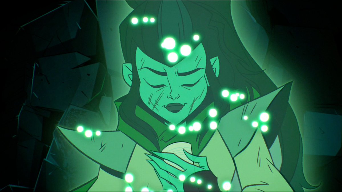 April's distressed voice when she said she wasn't one of them really hit me. I think always had that little doubt, that despite her love for the fam, she was still an outsider. Karai passing the torch to her is such a great feeling.  #RottmntFinale  #RiseoftheTMNT  #SupportRottmnt