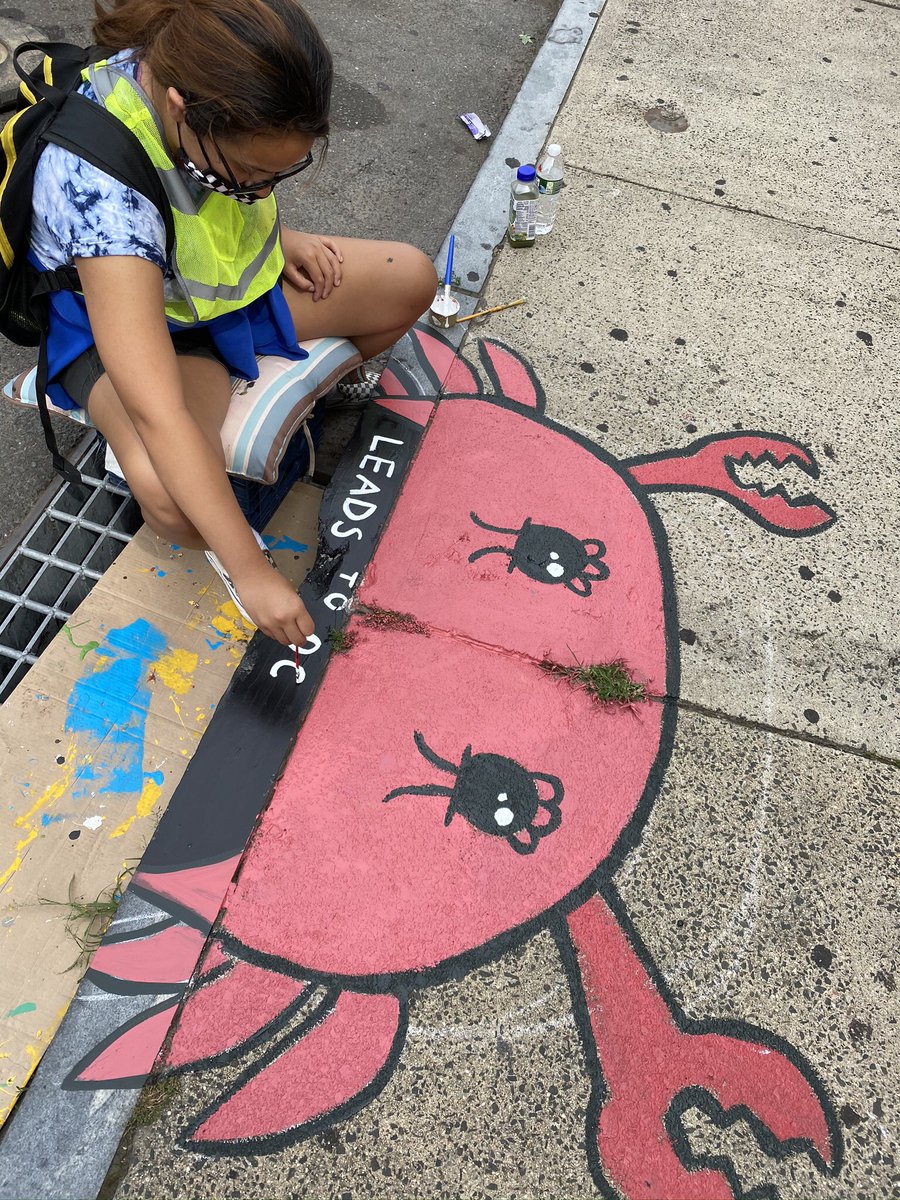 lof_art's tweet image. Painting Storm drains on Grand!