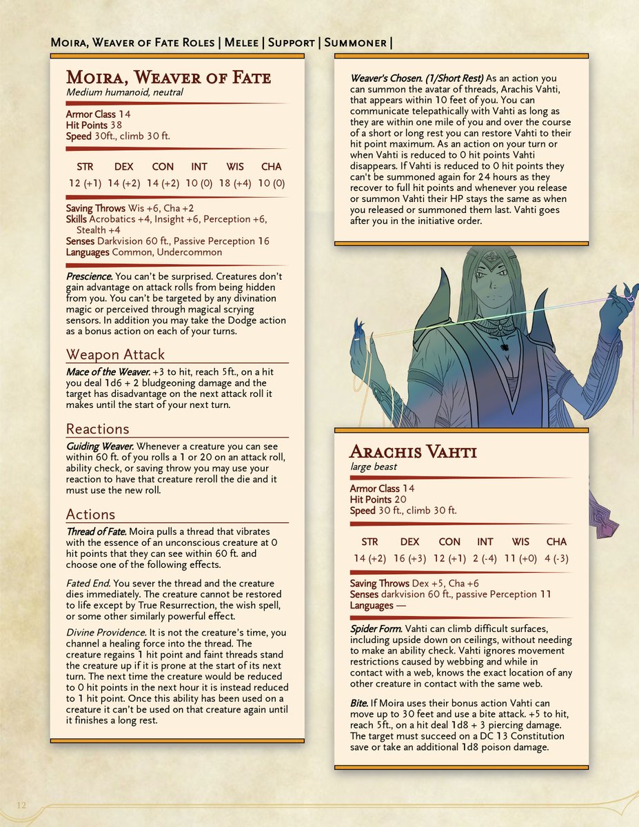 Moira, Weaver of Fate
| Melee | Support | Summoner |