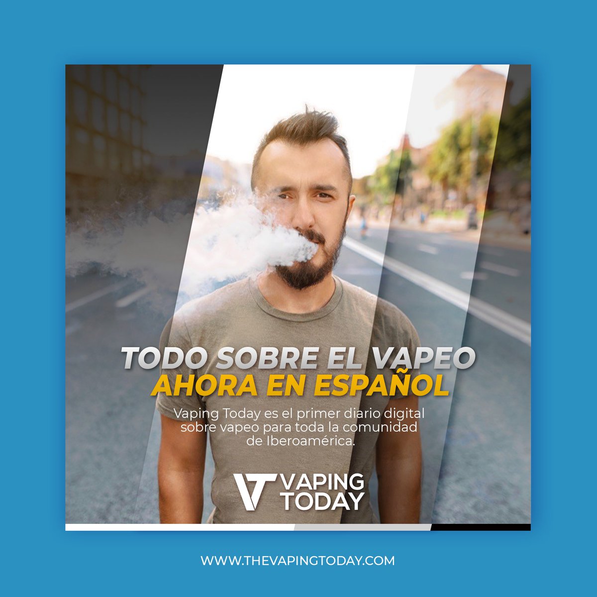 La opinión de expertos, la voz del consumidor y las principales noticias del mundo del vapeo reunidas en un solo lugar con actualización diaria y en tu idioma. The Vaping Today es el periódico de la comunidad iberoamericana. thevapingtoday.com