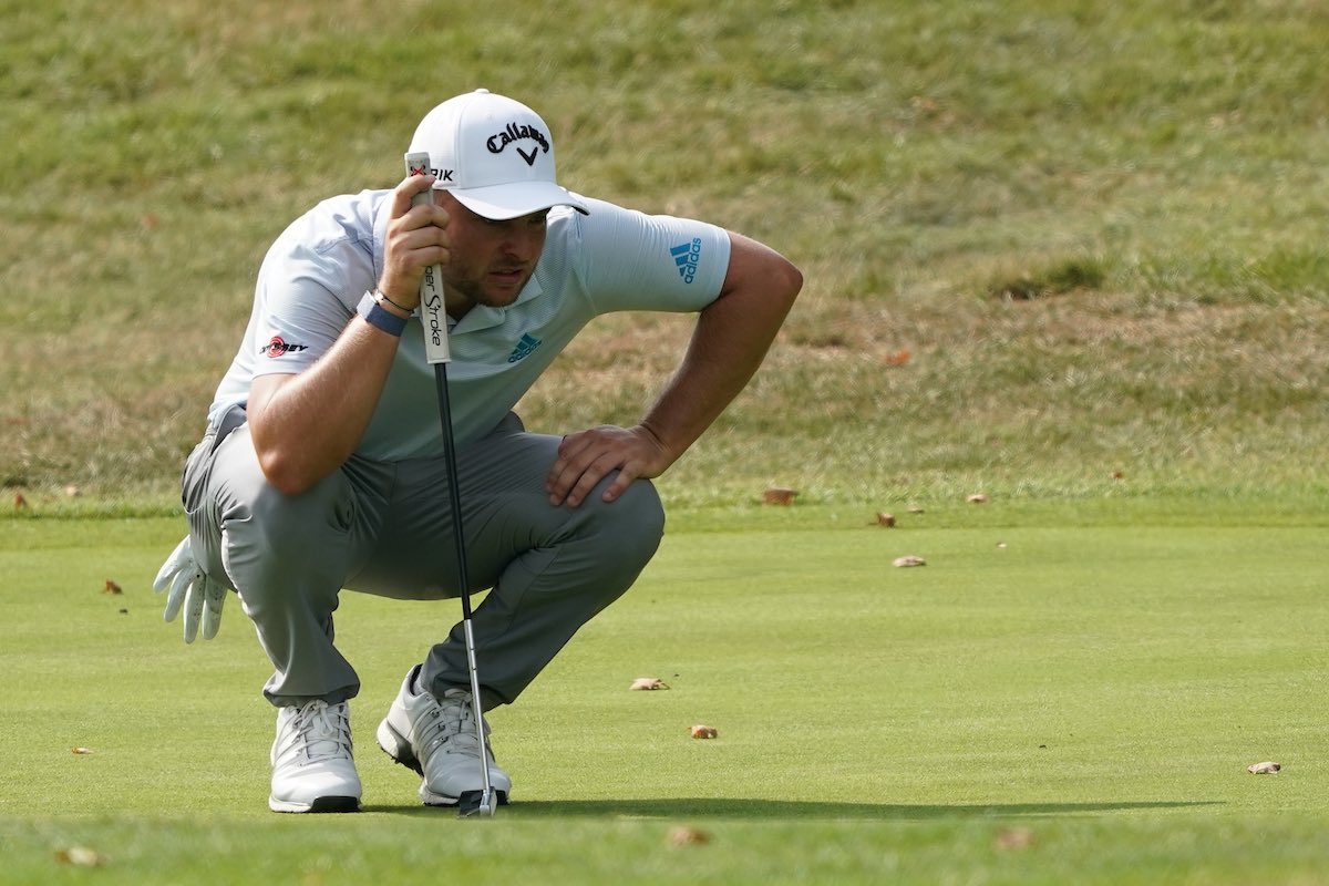 Hambric_Sports's tweet photo. Final round tee-times at the #EnglishChampionship 🇬🇧 

T10: @JSmithGolf (-13, 12:50)
T16: Oscar Lengdén (-12, 12:15) &amp; Rasmus Højgaard (-12, 12:25)
T34: Nicolai Højgaard (-9, 10:40)
T40: @JoachimBHansen1 (-8, 09:45)
T50: @AdrianMeronk (-7, 08:55) &amp; @ThorbjornOlesen (-7, 09:05) https://t.co/pn7ZRLoRei