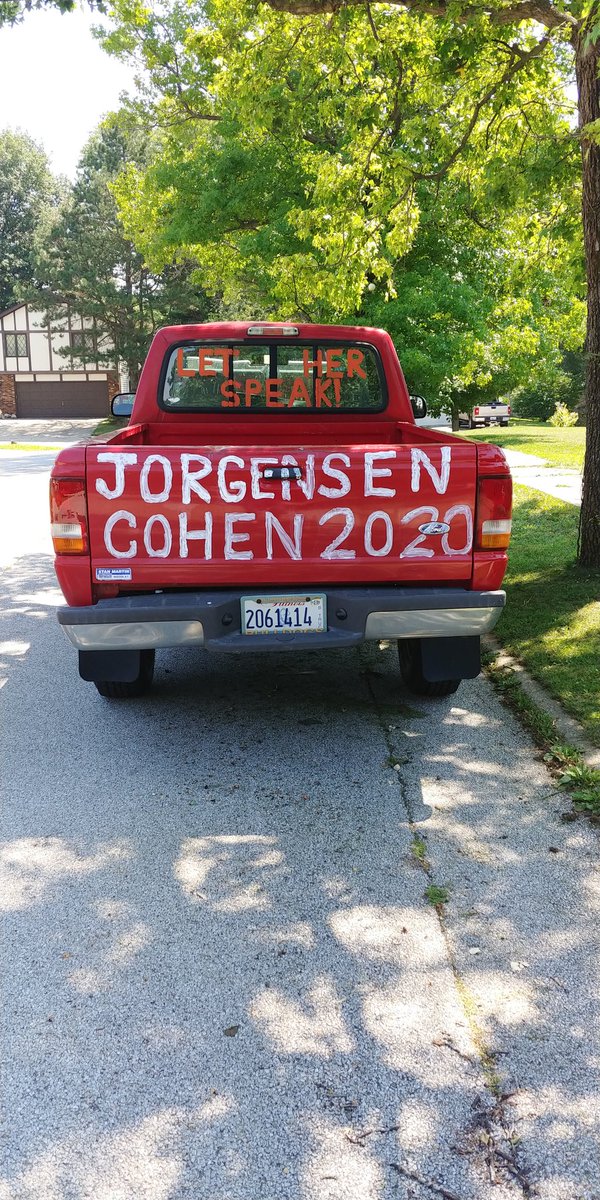 #LetHerSpeak <a href="/Jorgensen4POTUS/">Jo Jorgensen (Parody)</a>. #OpenTheDebates