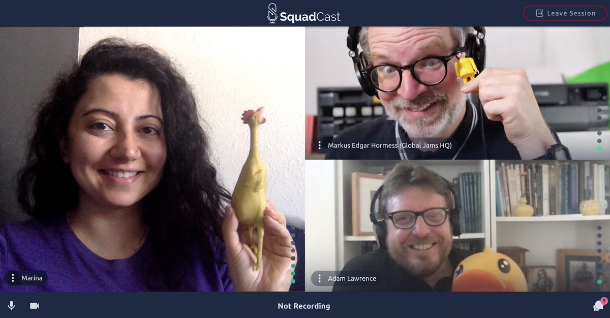 We are not jamming in LA this year due to COVID restrictions, but we still got to catch up with the geniuses behind the <a href="/GSJam/">Global Service Jam</a>. As always, we are endlessly thankful to be part of this community! Thank you <a href="/adamstjohn/">Adam StJohn Lawrence 🇺🇦</a> and <a href="/markusedgar/">Markus Edgar Hormeß</a> for all you do! #GSJam #thisiswhywejam