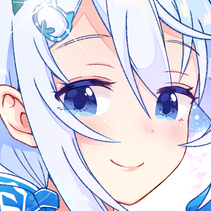 電脳少女YouTuberシロ 「おねーさんなシロちゃんユニバース! #SiroArt 」|境みたる@skeb依頼受付中のイラスト