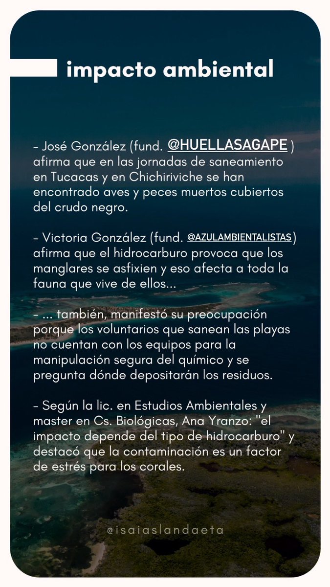 IsaiasLandaeta's tweet photo. Todo lo que necesitas saber sobre el derrame de hidrocarburo en las playas de Falcón, Venezuela. COMPARTE. https://t.co/wtx6mrtWFY
