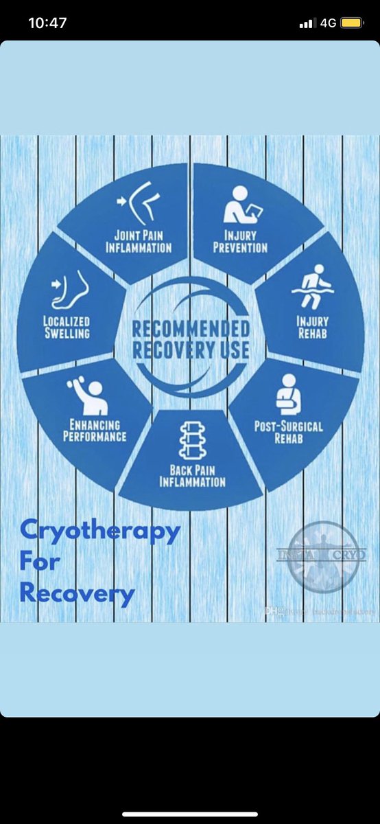 Who’s had a preseason game today and is struggling now 👀🙋‍♀️.. I’ve got appointments available tomorrow <a href="/thecryolounge/">The Cryo-Lounge</a> for Cryo Chambers/Locals &amp; Pumps! I’m offering 15% discount for tomorrow only! Book in via text - 07712291962 🥶

*only on single sessions not block