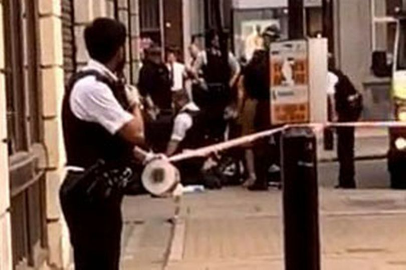MirrorBreaking_'s tweet photo. BREAKING: Man knifed and falls to ground in front of horrified Oxford Street shoppers
https://t.co/W5hOZOOzt1 https://t.co/lvPksgWTa3