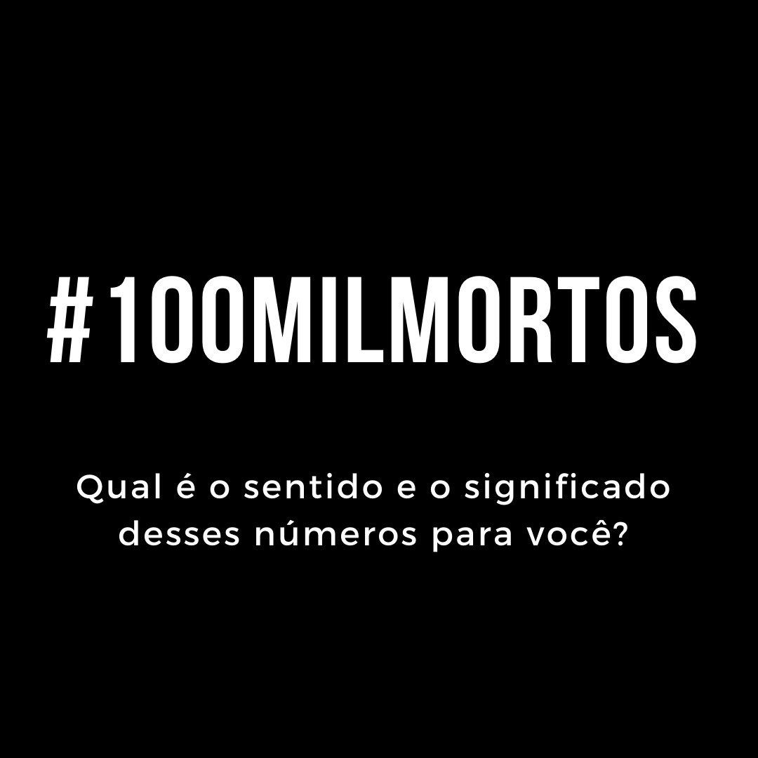 #100milmortos #100MilNaContaDoBolsonaro