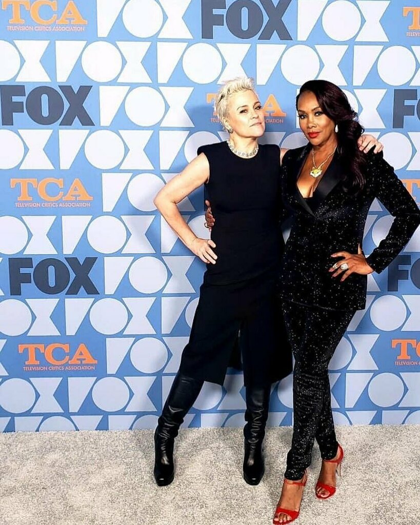 celisemccarthy's tweet photo. Last year.  The #badass #badassAF team of women you did not know you wanted but how can you resist?  With the always warm and glamorous @msvfox at the @foxtv #tca event last night.  We worked together on a #clearasil #commercial back in about 1988 with @… https://t.co/CajPNJbHpq https://t.co/2h5CExQqN5