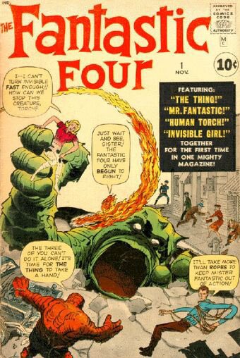 dano_cosmic's tweet photo. Happy Birthday to #FantasticFour #1 (Vol. 1, 1961), released on this day - August 8, 1961!
✨
W-#StanLee, A-#JackKirby, I-#GeorgeKlein/#ChristopherRule, C-#StanGoldberg, L-#ArtieSimek, cover by #JackKirby and #DickAyers
✨
#Marvel #MarvelComics #MarvelCosmic https://t.co/QfXP0a0l8F
