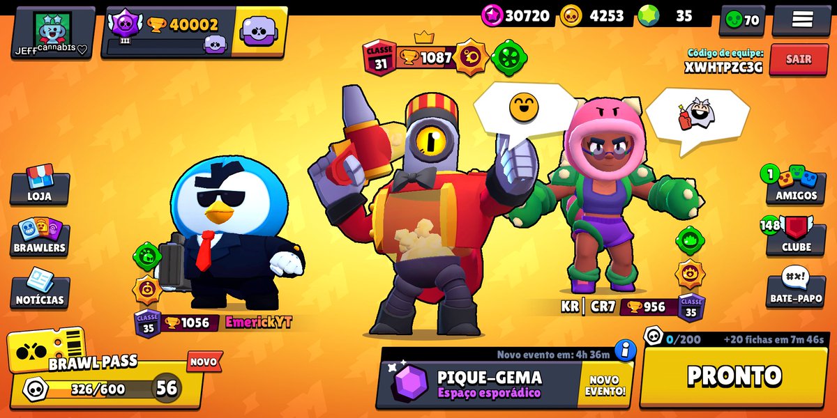 E galera não fui o primeiro player Br nem latam a pegar os 40 mil troféus, mas consegui ser o segundo jogador brasileiro e latam a conseguir pegar essa conquista ♥️
Obrigado a todos que me ajudou que não foram poucos♥️🏆