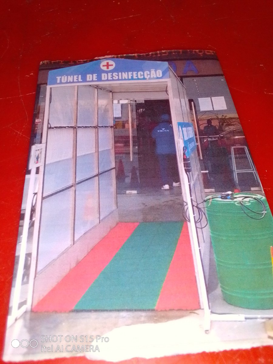 DENEWADEFERNAND's tweet image. Makina de desinfetante automático made angolano