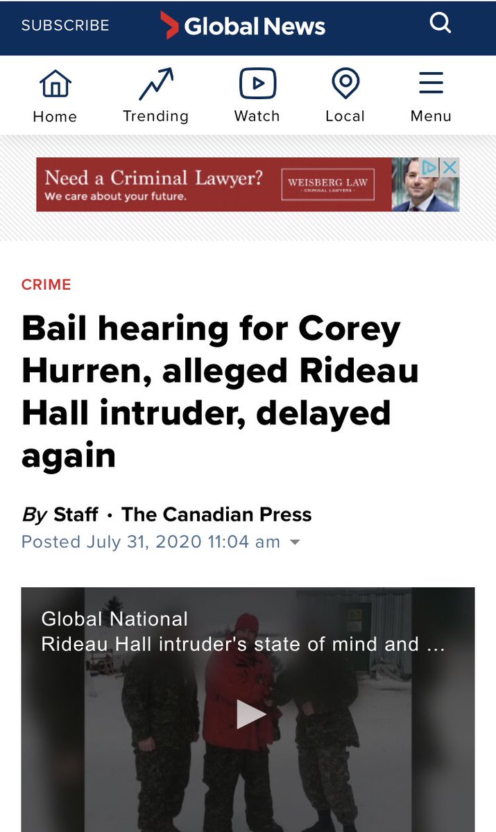 The simultaneous downplaying of the seriousness & the normalization by  #cdnmedia, of an assassination attempt on ’s PM, sidesteps the  #NatSec threat of domestic terrorism, RW extremism, white nationalism & neofascism.  https://www.publicsafety.gc.ca/cnt/ntnl-scrt/cntr-trrrsm/r-nd-flght-182/knshk/ctlg/dtls-en.aspx?i=116 #cdnpoli  #CoreyHurren  #CdnmediaFail