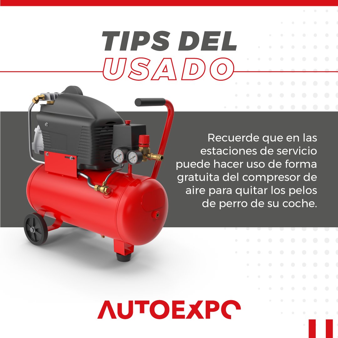 Auto_Expo's tweet photo. #TipsDelUsado: La forma más fácil de limpiar los pelos de perro de su coche es con el compresor de aire. Lo puede encontrar de manera gratuita en las estaciones de servicio.
#AutoexpoBlog
#carrosusados
#carrosusadosbogota
#autos
#carros
#perros
#perro
#seguridadparamascotas https://t.co/UN8gKfRMEW