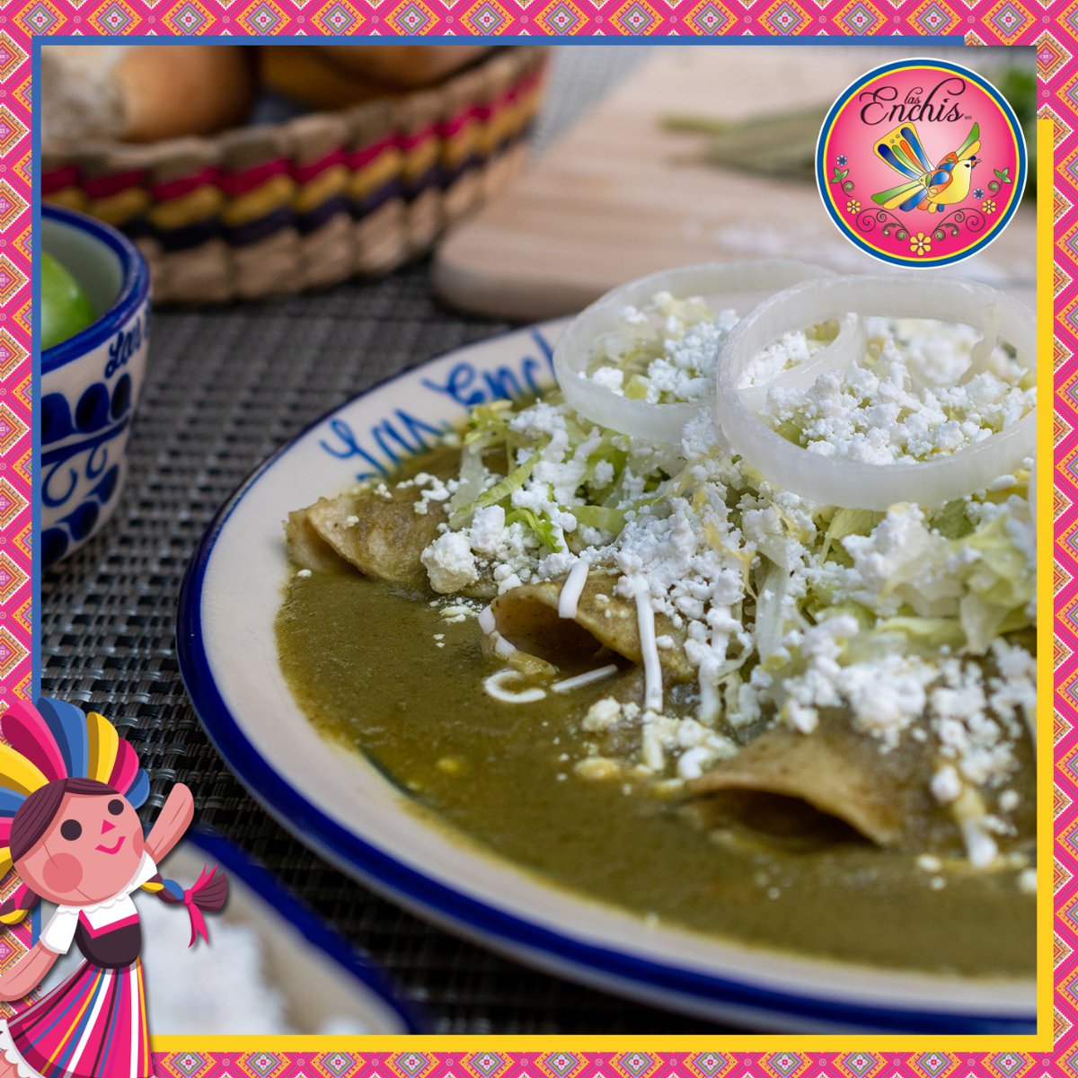 Las_Enchis_MR's tweet photo. ¡Ya es hora de comer! 
Hoy pide unas Enchis Zacatecanas: Rellenas de carne de puerco con una salsa de chile poblano que hará que limpies el plato. 😋🌮
#LasEnchis #Comamosporqueenflacamos
#VuelvaConHambre #DesayunosLasEnchis #ConHambreALasEnchis #ConsumeLocal #YoConsumoLocal https://t.co/cGOsAe4jxt