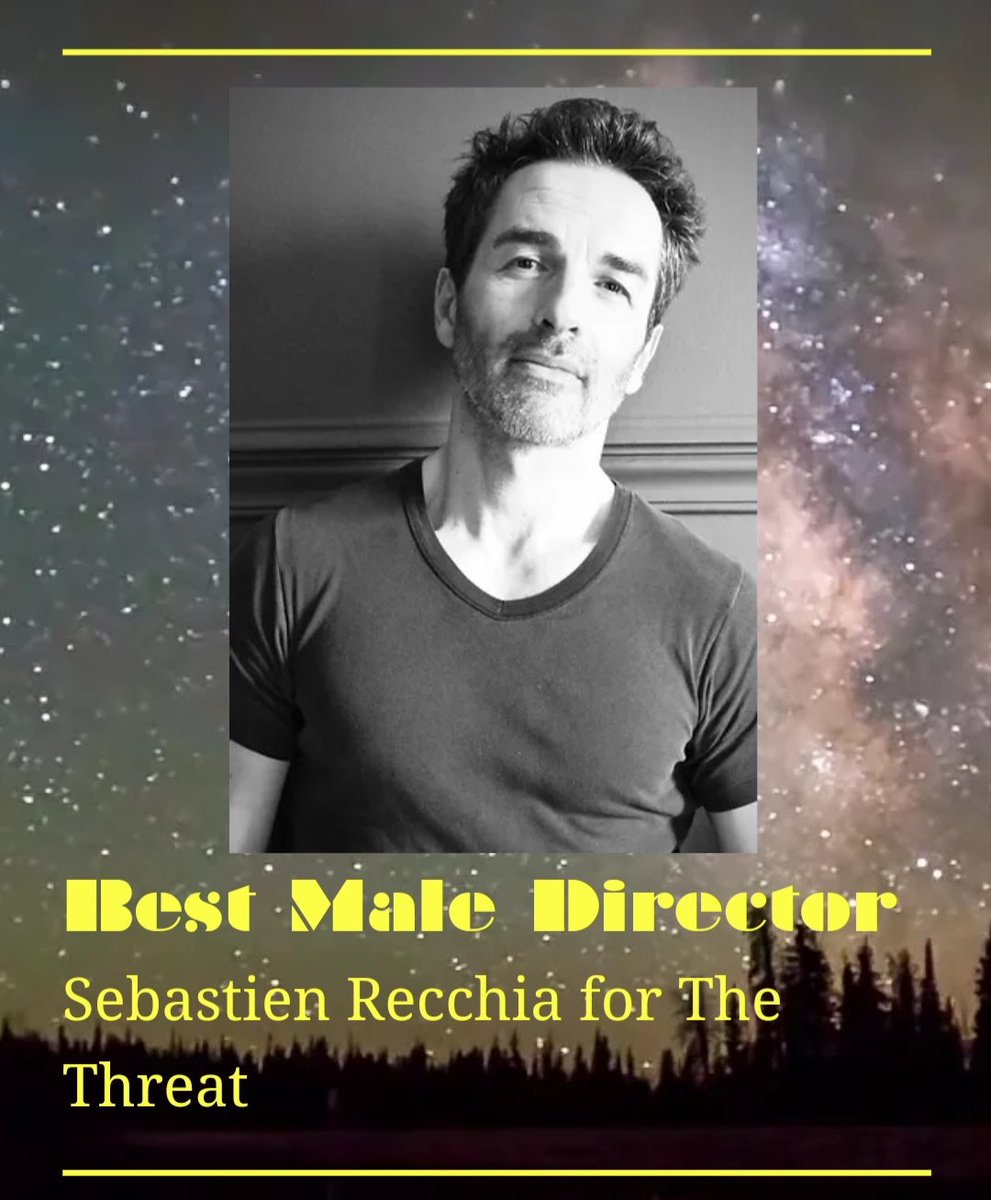 The Director of THE THREAT is now part of the five finalists, in Best Male Director category of the International Film Festival @underthestarsiff 2021, which will take place at Bari in Itay. 
Thank you to the Festival Jury and congrats to the Director and all Film cast &amp; crew!