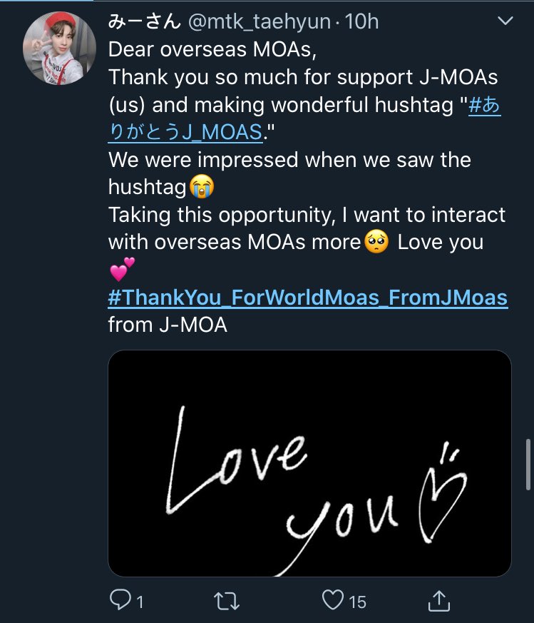in fact, they were so thankful that they even started the hashtag  #ThankYou_ForWorldMoas_FromJMoas to thank i-moas for their hashtag and support!!! sooo sweet 