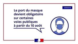 😷 Arrêté préfectoral rendant le masque obligatoire dans certaines rues de #Puteaux à partir de lundi matin pour toutes personnes + 11 ans.

Voici les rues concernées:
📍Rue Jean Jaurès du num 99 à 123, 
📍La totalité du Boulevard Wallace
📍Esplanade et Parvis de la Défense