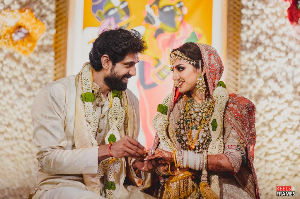 baraju_SuperHit's tweet photo. Congrats &amp; Best Wishes to @RanaDaggubati &amp; #MiheekaBajaj for a Long and Happy Life Together

#RanaMiheekaWedding #RanaMiheeka https://t.co/acyWHKedW4