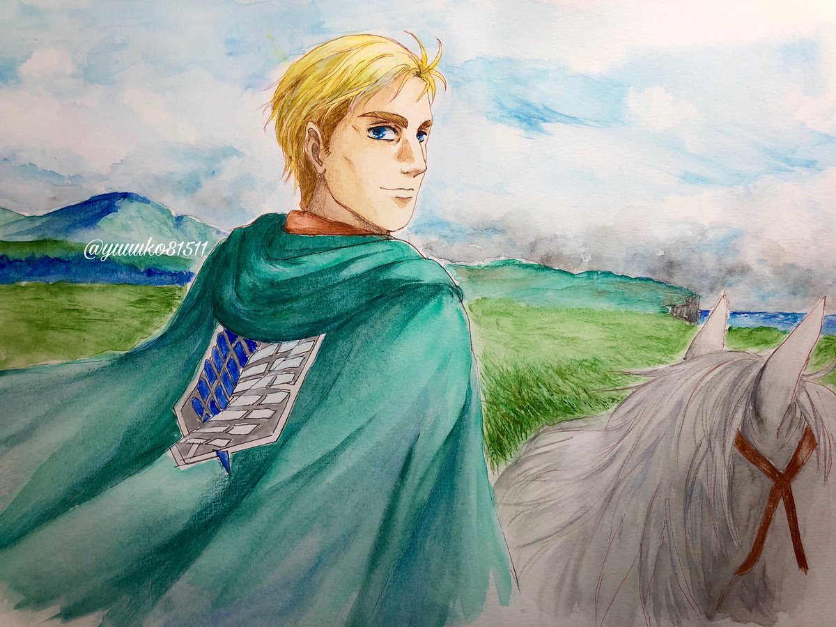 今日はエルヴィンの命日(本誌派)とのこと。 エルヴィンにも海を見せ