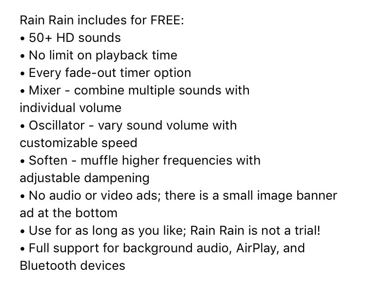 [Admin] Personally I use an app called Rain Rain Sleep Sounds. It's got various sounds from rain, white noise, chimes, etc that helps me calm down or fall asleep.You can find it here:Apple:  https://apps.apple.com/us/app/rain-rain-sleep-sounds/id478687481Android:  https://play.google.com/store/apps/details?id=com.timgostony.rainrain&hl=en_ZA Hope this helps