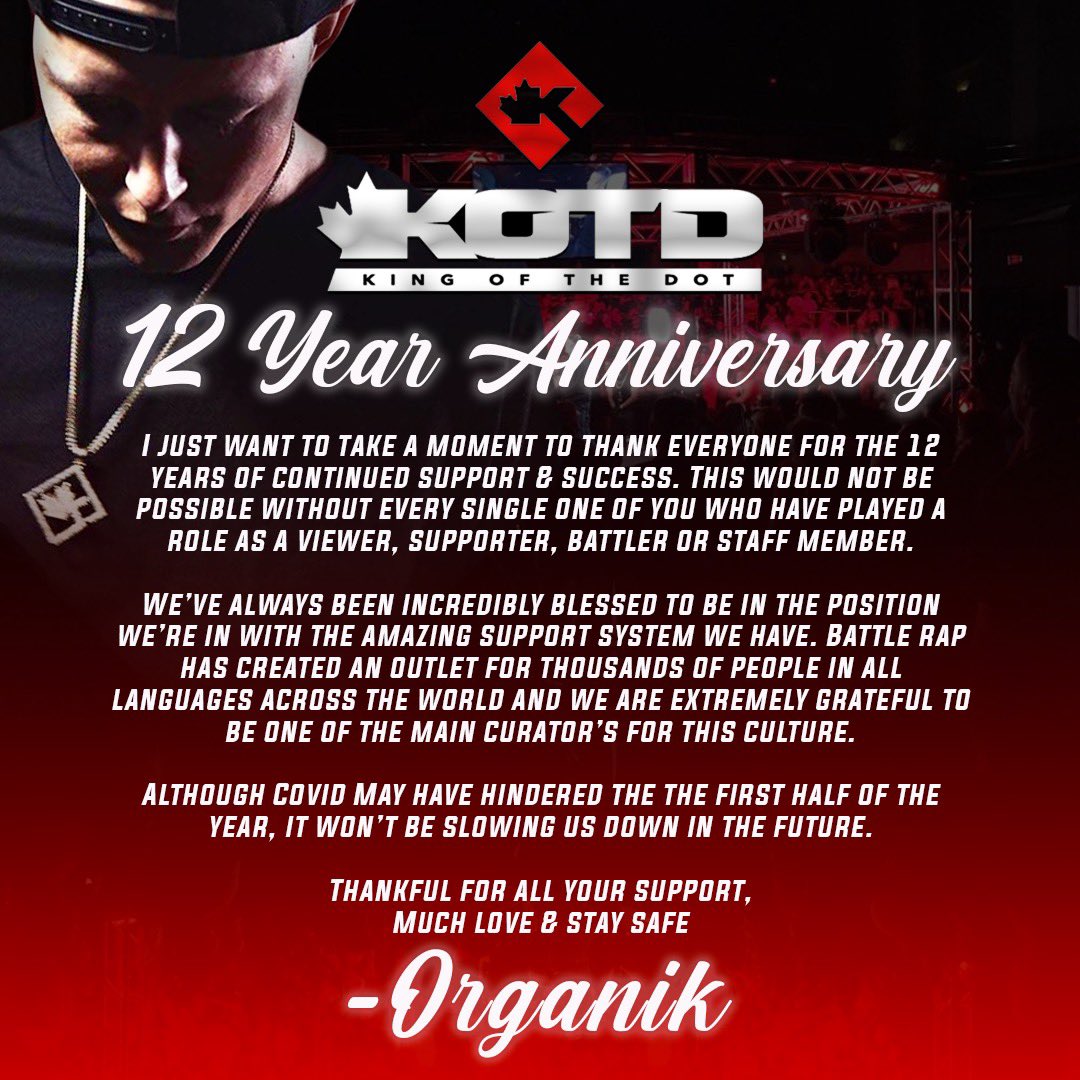 KingOfTheDot's tweet photo. THIS WOULDN’T BE POSSIBLE 
WITHOUT ALL OF YOU ❤️
WE THANK YOU FOR YOUR PATIENCE 
&amp; SUPPORT DURING THESE TIMES 
&amp; CAN’T WAIT TO ANNOUNCE 
WHAT WE HAVE PLANNED FOR THE REST OF 2020 https://t.co/hL3MgoLVHU