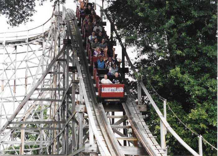 airnashville's tweet photo. Today in 1977: @ElvisPresley rents out #Libertyland amusement park in Memphis for his young daughter, Lisa Marie, and her pals. Turns out, Elvis will be dead a little over a week later. https://t.co/AB3lrsO2X7