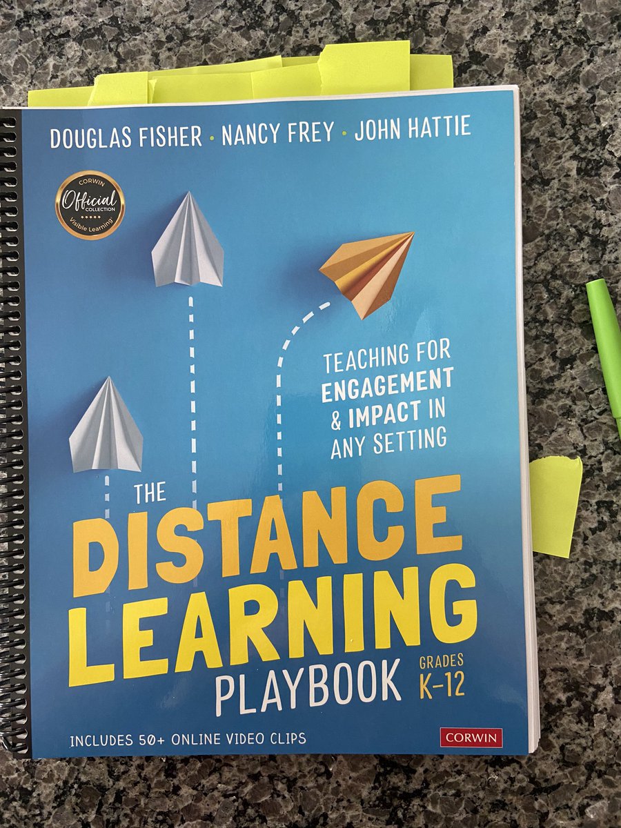 RHall_Educator's tweet photo. While my kiddos napped I caught up on some reading. Thinking of how relationships, learning, engagement, & feedback will look different. As passionate educators we can and will help our students be successful this year! @CodeRVA1 #codervareads https://t.co/29Kh4K5Ub7