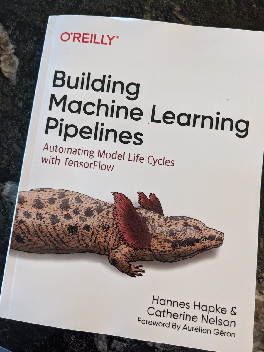 Looking forward to reading the new book on #tensorflow extended (TFX) by <a href="/hanneshapke/">Hannes - Black Lives Matter</a> and @DrCatNelson ... The next time we're physically in the same place, I'll get you to sign it!