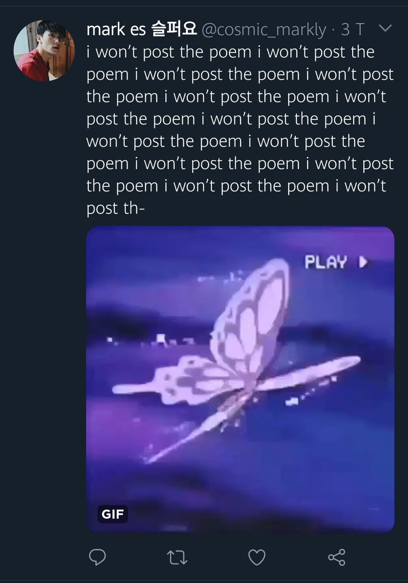 • OBSESSED with poems and songs, 110% chance that he'll write one for and or about you