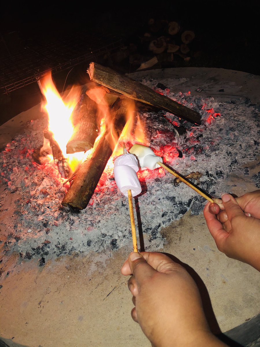 samjoosteza's tweet photo. Chicken wings & marshmallows at 00:30. I can get used to this farmlife! #sleepforwhat #latenights #fire #braai #chill #weekendsaway #friends #TheVillage https://t.co/FjANkeOydW