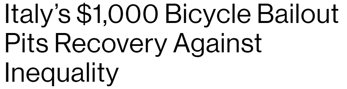 When the f*** has Bloomberg ever criticized rebates for EVs?When Bloomberg's conferences aren't sponsored by fossil fuels, they're by power companies... who stand to lose big if people use e-bikes instead of e-cars. @alemrome +  @vtsilver, please don't be a useful idiot  https://twitter.com/business/status/1292134241925509124