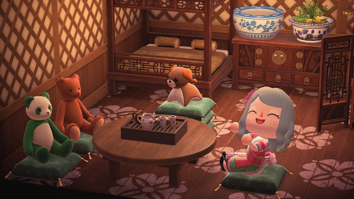 goblin_crossing's tweet photo. its tea party time #AnimalCrossing #ACNH #NintendoSwitch https://t.co/CDZulPHmTN