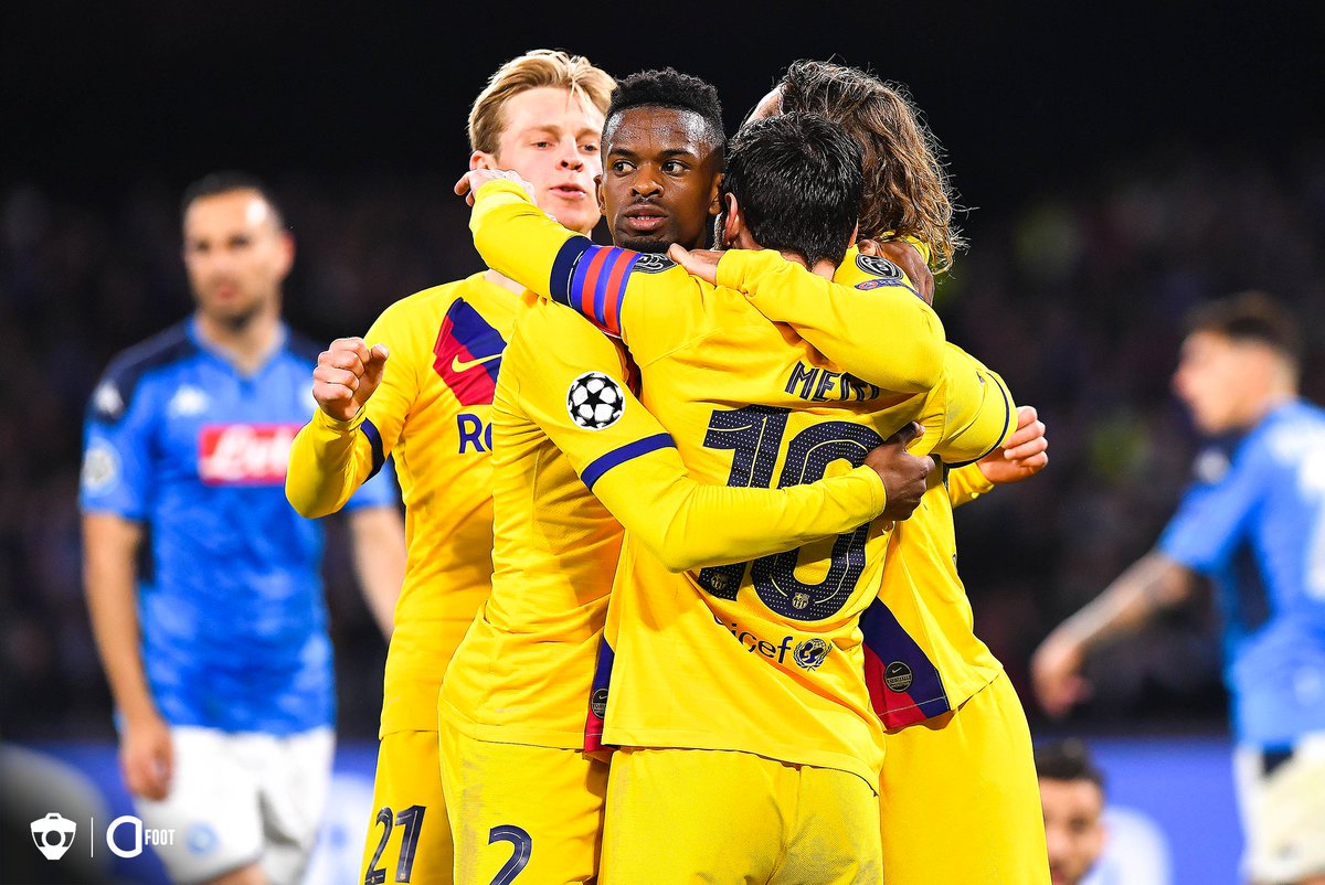 ActuFoot_'s tweet photo. Le FC Barcelone s'est qualifié pour la 13e saison consécutive pour les quarts de finale de la Ligue des Champions.

Aucune autre équipe ne l'a fait au moins 8 fois de suite dans l'histoire de la compétition. https://t.co/LvoTkRzvGN