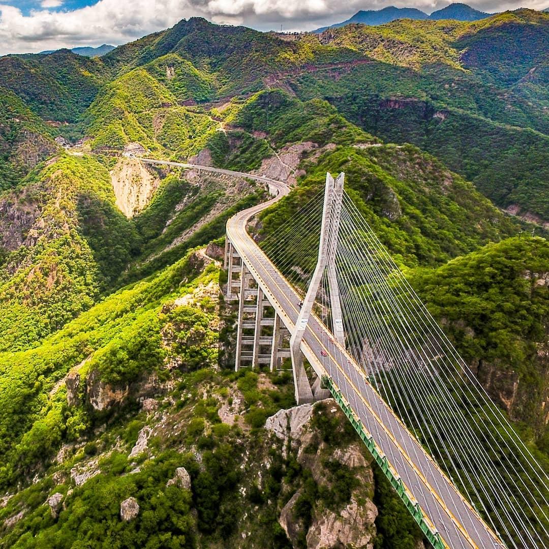 Puente Baluarte el segundo puente atirantado más alto del mundo ♥️😍 #Mazatlán - #Durango