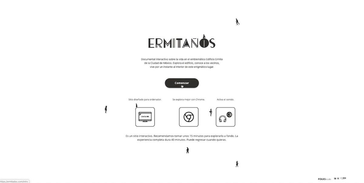 BEmilliano's tweet photo. Quiero compartirles el documental web (webdoc) #Ermitaños que forma parte del proyecto #transmedia sobre el documental del mismo nombre sobre ocho historias de jóvenes millenials que viven en departamentos de 35m2 en el emblemático #edificioErmita en @TacubayaColonia 👇 https://t.co/dLfATagt8r