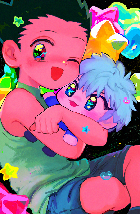 yvotoro's tweet photo. my best friend!! ⭐️ #hxh https://t.co/aDzd6GcQWg