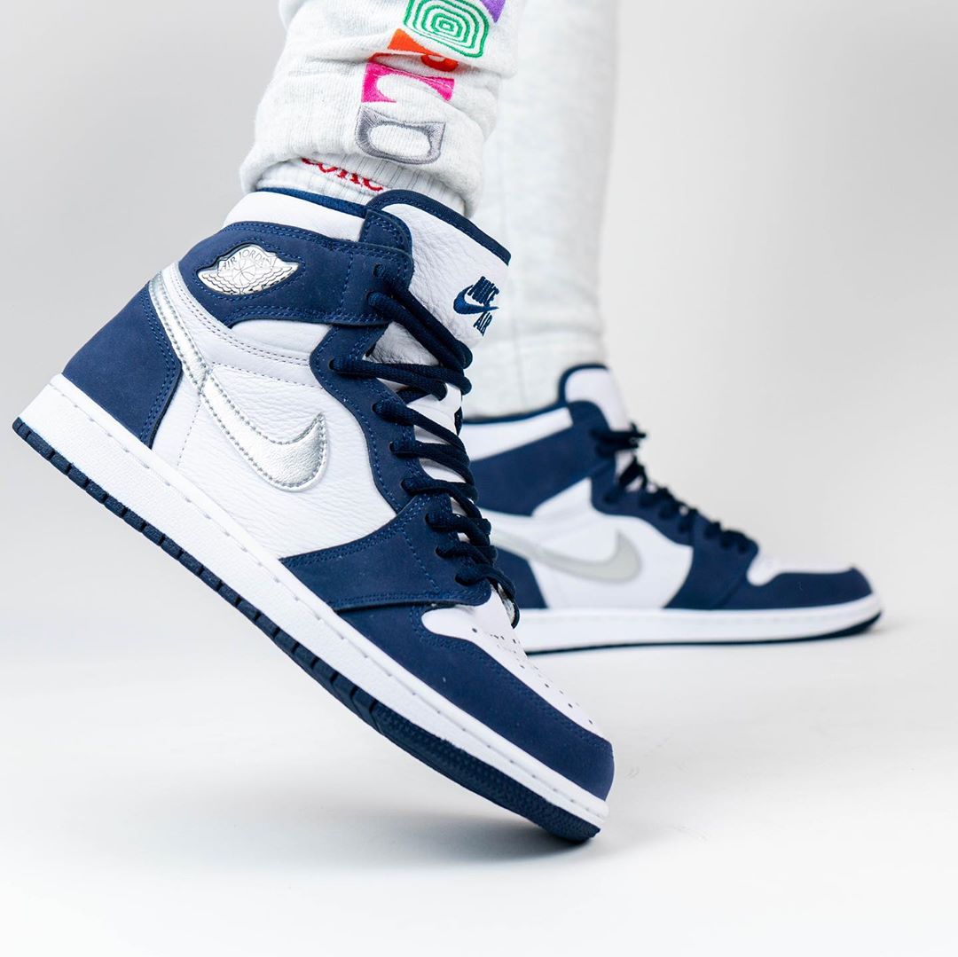 jordan 1 co jp navy on feet