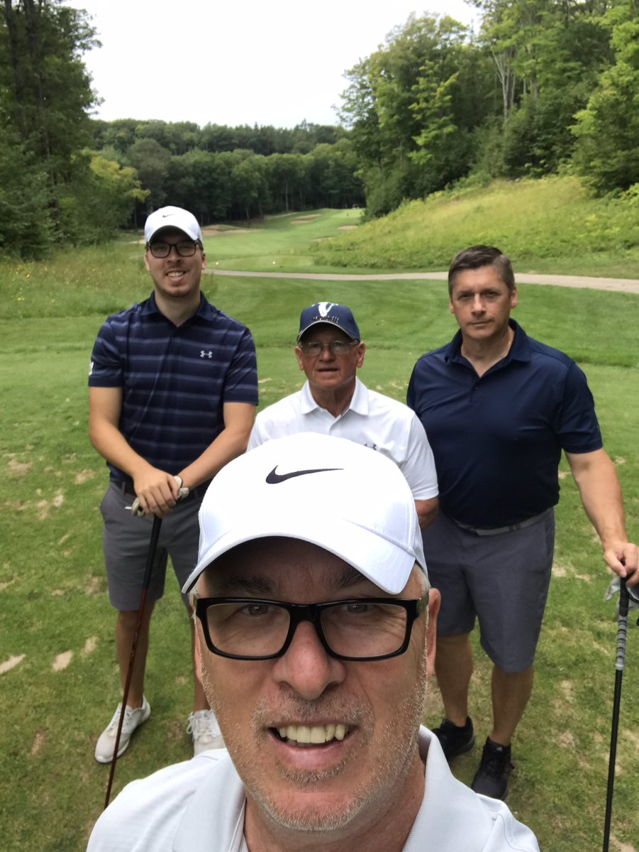 WalterDubas's tweet photo. The annual Irwin Ave Open was held today @CrimsonRidge_ @markdubas @drewbas13 #twitterlessJohn Pretty good golf but better fun! @Jeannie17674429 https://t.co/RgJdSH6c9h