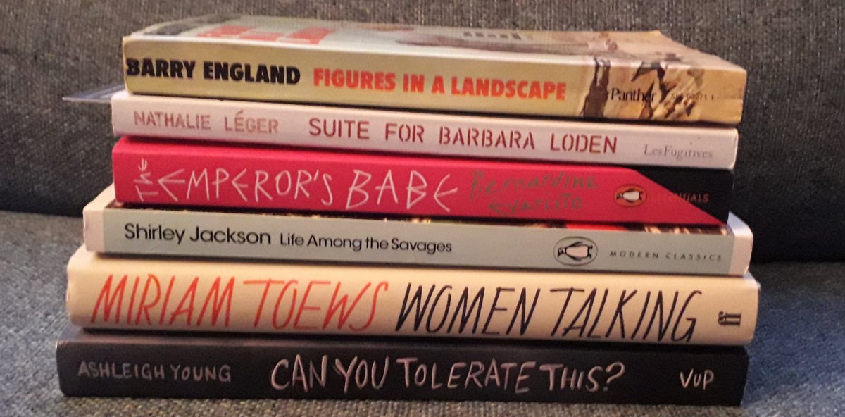 annalisetaylor3's tweet photo. Just arrived home from a week away and could hardly get in the door for this pile of deliciousness from @AbeBooks. Thanks @BacklistedPod for the inspiration #holidayreading https://t.co/oZAoxTHkYW