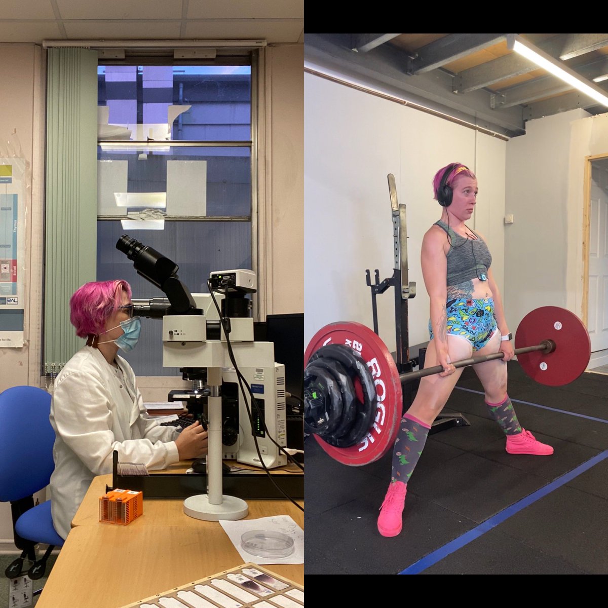 pintsizethunder's tweet photo. Hey @IBMScience #ThisIsAScientist #IBMSCompetition. Powerlifter in the morning, checked some films as a Haematology/Transfusion BMS in the evening. #smallandmighty https://t.co/kYEWSah4uI