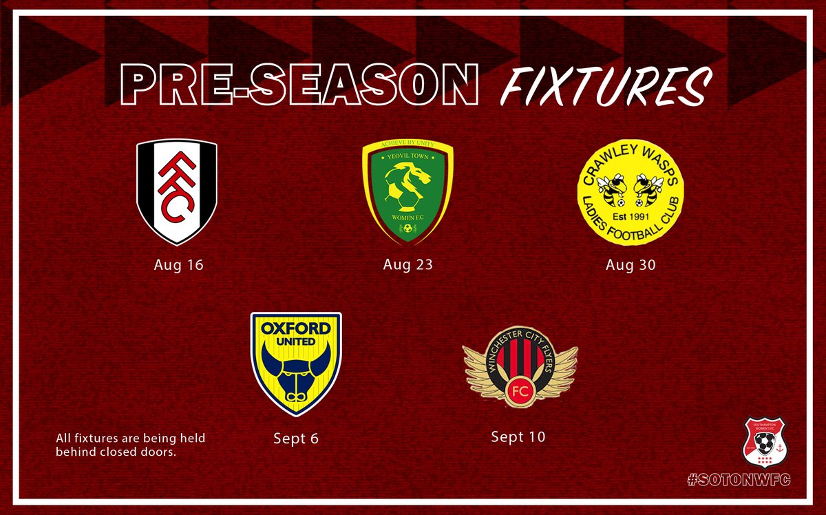 SotonWomensFC's tweet photo. 🤩 Footballs back! 

Pre-season kicks off next weekend, sadly without fans but it's a step towards normality.

#SotonWFC | #JoinOurJourney 🔴⚫️ https://t.co/y2OaEQpwnF