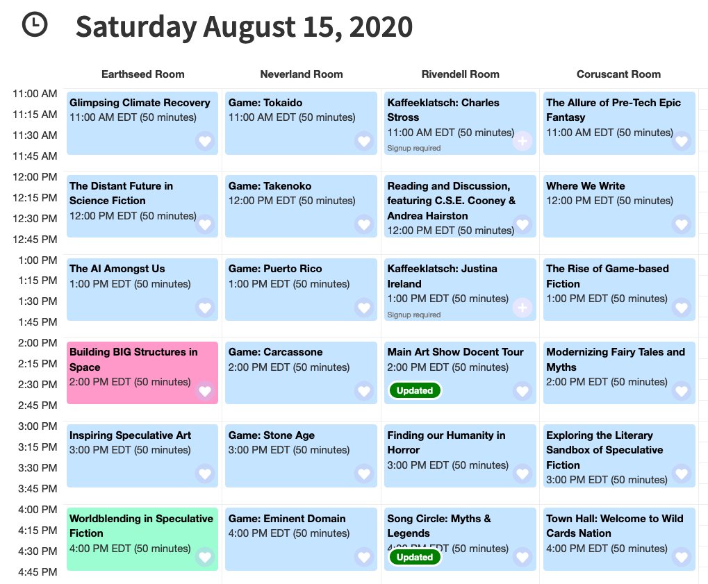 reCONveneSFF's tweet photo. We're a week away! Here's a fun snapshot of next Saturday's schedule! Check it out all the details at https://t.co/6EUAmo1HeP #reconvenesff #scifi #fantasy #SFF https://t.co/cMfpTPTAiY